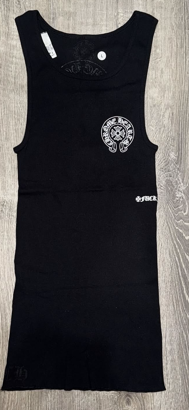 Chrome Hearts Vintage Made in Hollywood Dagger Tank Top Dress (Black)