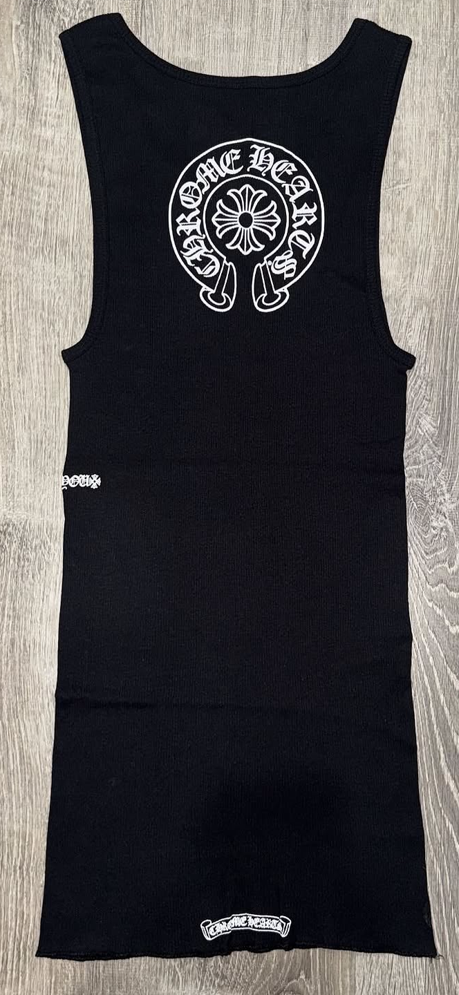 Chrome Hearts Vintage Made in Hollywood Dagger Tank Top Dress (Black)